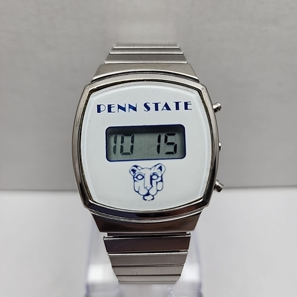 Vintage Penn State University Digital Watch Nittany Lions Football New Battery - Picture 1 of 10